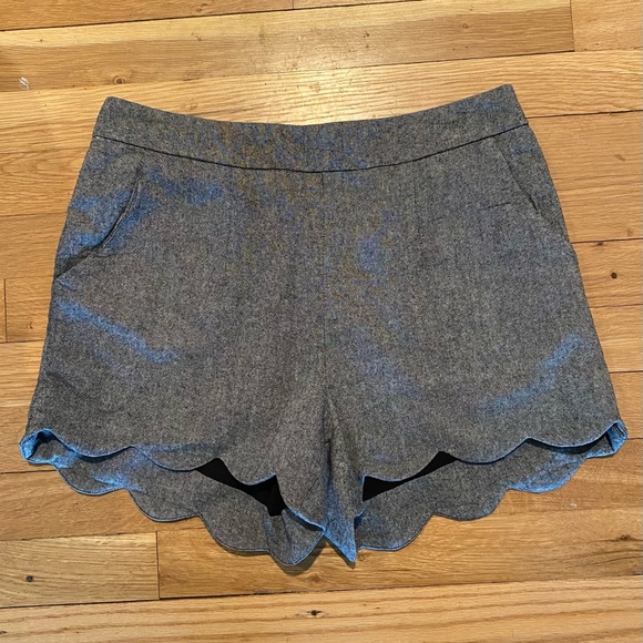 Wishlist Apparel Pants - Wishlist Apparel, Scalloped-Bottom Shorts/ M